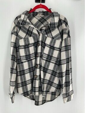 L.A. Hearts M/L Flannel Button Up Shirt 128